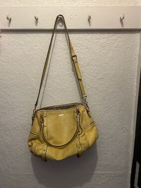 Rebecca Minkoff Yellow Leather Shoulder Bag